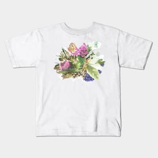 Australian native flowers arrangement design Kids T-Shirt